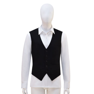 Doctor Who 12th Dark Black Vest with White French Shirt Cosplay Costume BEcostume